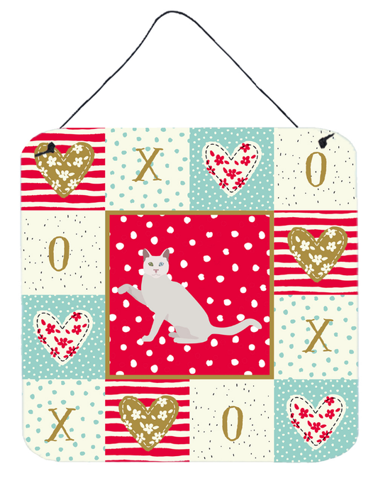 Khao Manee Cat Love Wall or Door Hanging Prints