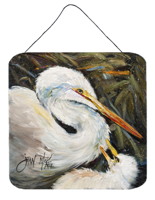 White Egret Wall or Door Hanging Prints