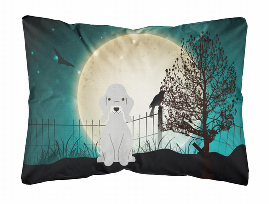 Halloween Dog Art Canvas Fabric Decorative Pillow