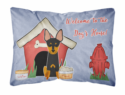 Dog House Collection Canvas Fabric Decorative Pillow