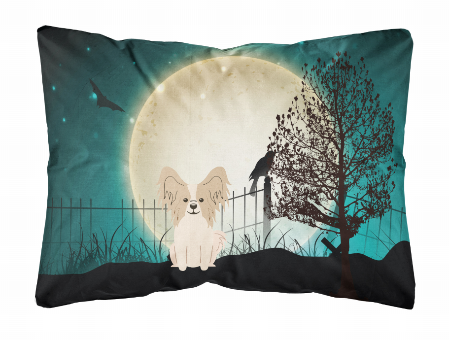 Halloween Dog Art Canvas Fabric Decorative Pillow