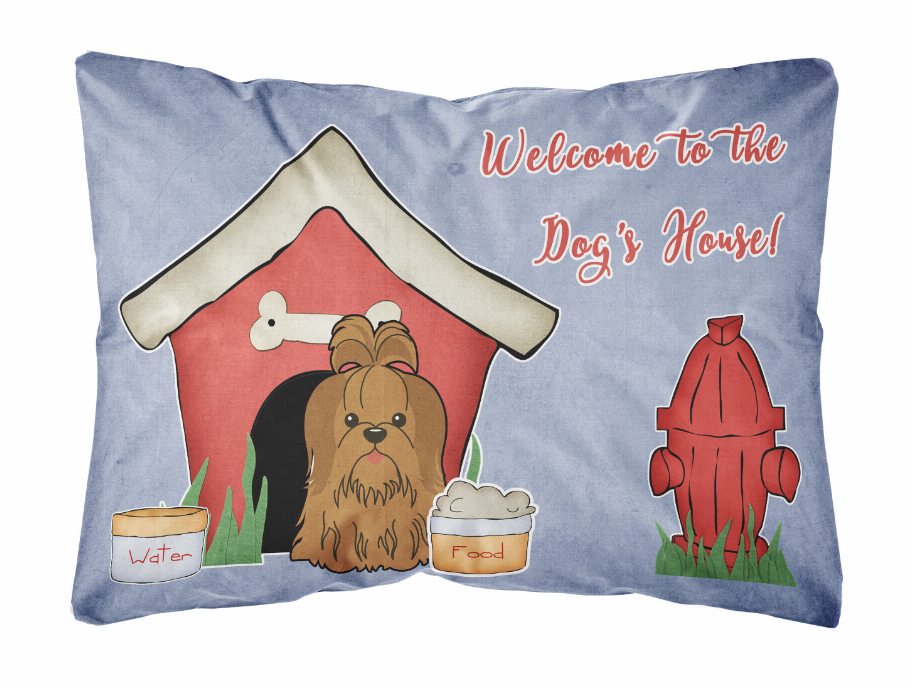 Dog House Collection Canvas Fabric Decorative Pillow