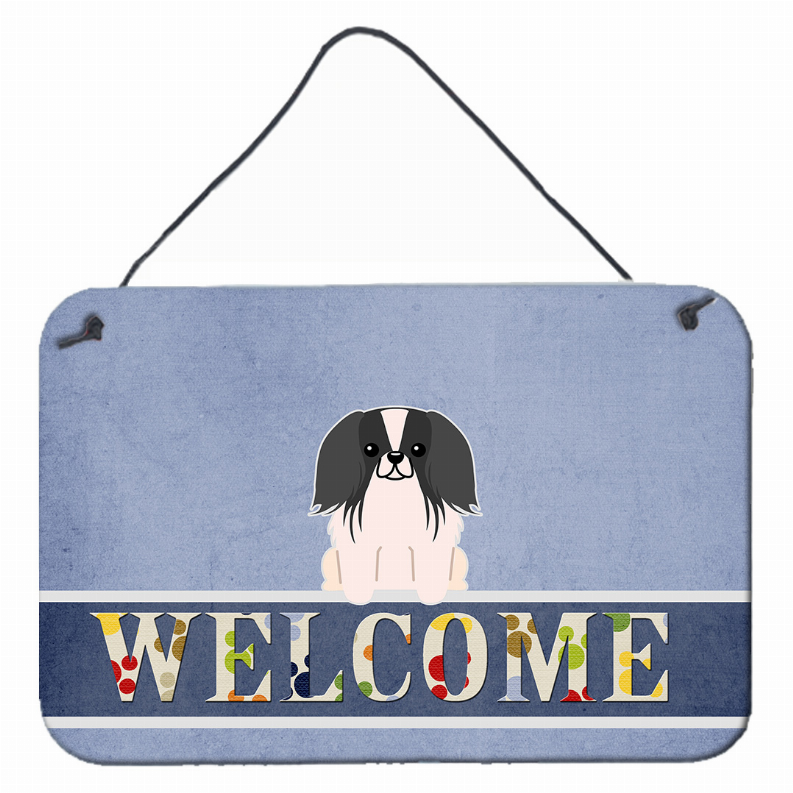 Welcome Sign with Dog Wall or Door Hanging Prints