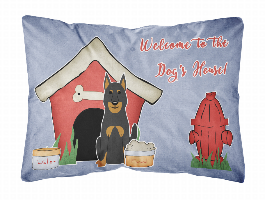 Dog House Collection Canvas Fabric Decorative Pillow