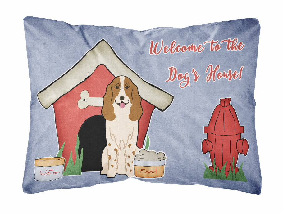 Dog House Collection Canvas Fabric Decorative Pillow