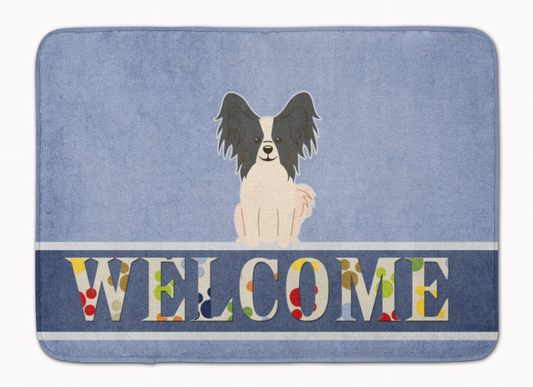 Dog Breed Print Machine Washable Memory Foam Welcome Mat