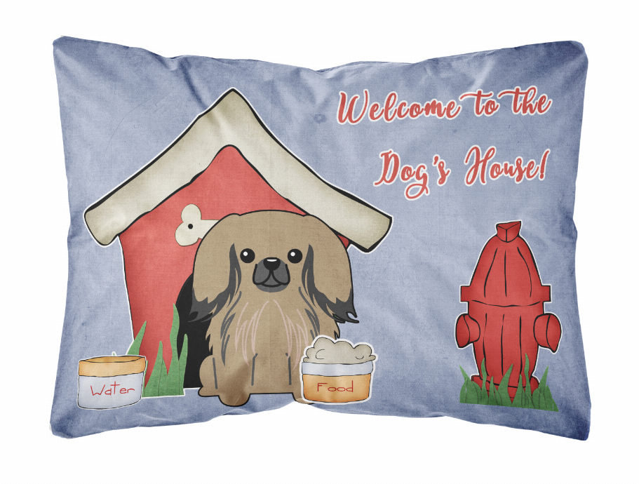 Dog House Collection Canvas Fabric Decorative Pillow