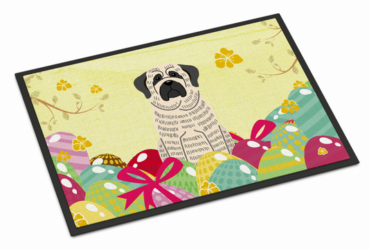 Easter Eggs Dog Art Indoor or Outdoor Mat