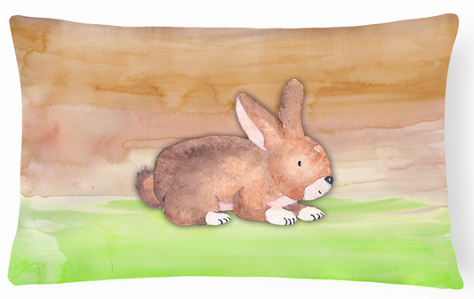 Watercolor Animal Art Canvas Fabric Decorative Pillow