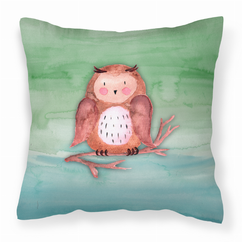 Watercolor Animal Art Canvas Fabric Decorative Pillow