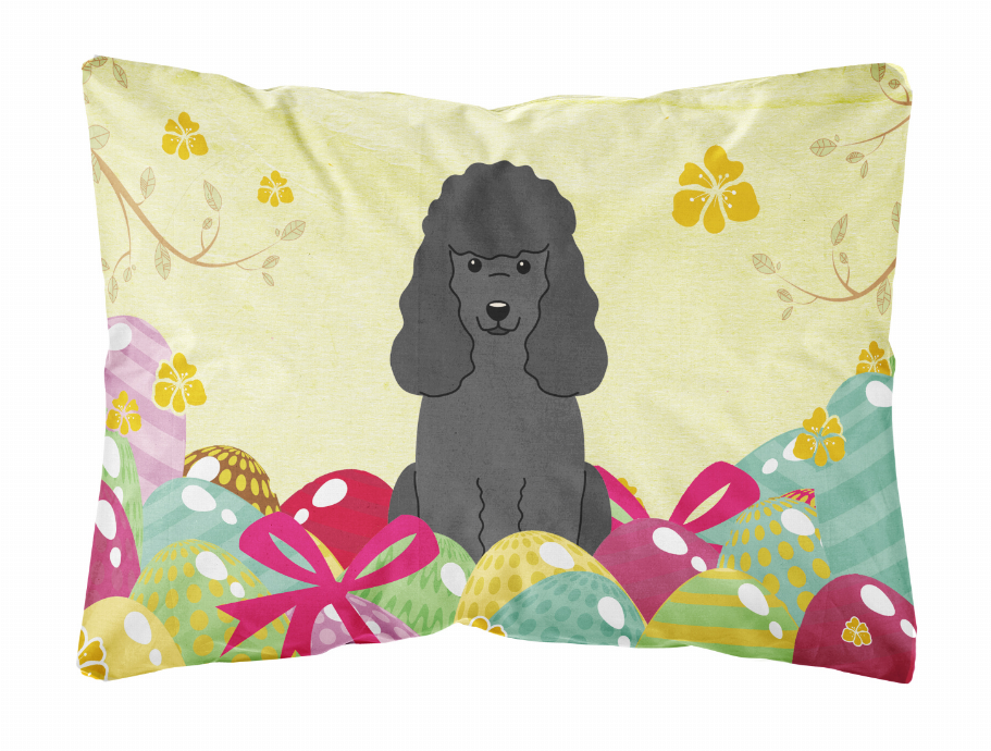 Easter Eggs Dog Art Canvas Fabric Decorative Pillow