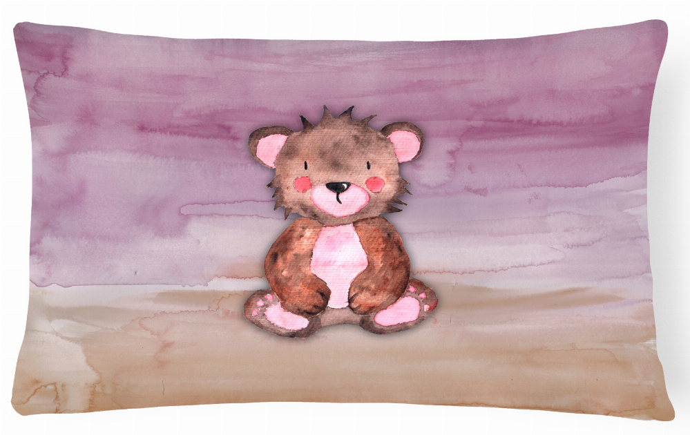 Watercolor Animal Art Canvas Fabric Decorative Pillow