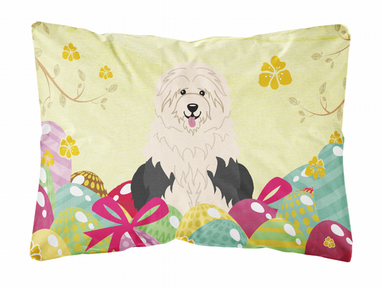 Easter Eggs Dog Art Canvas Fabric Decorative Pillow