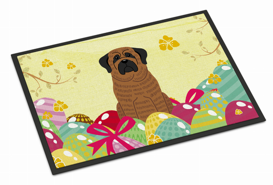 Easter Eggs Dog Art Indoor or Outdoor Mat