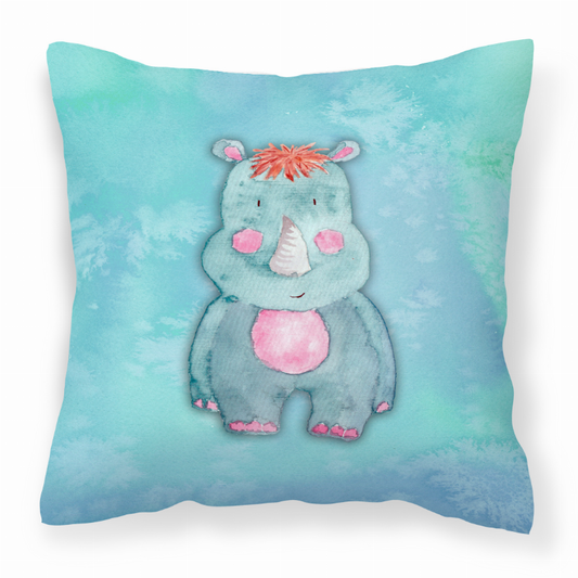 Watercolor Animal Art Canvas Fabric Decorative Pillow