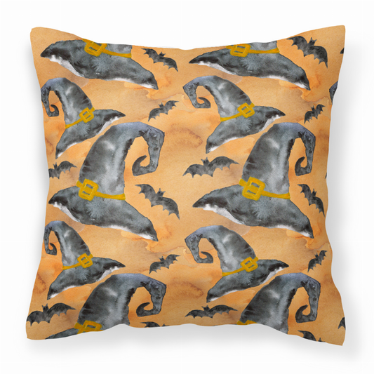 Watercolor Halloween Fabric Decorative Pillow