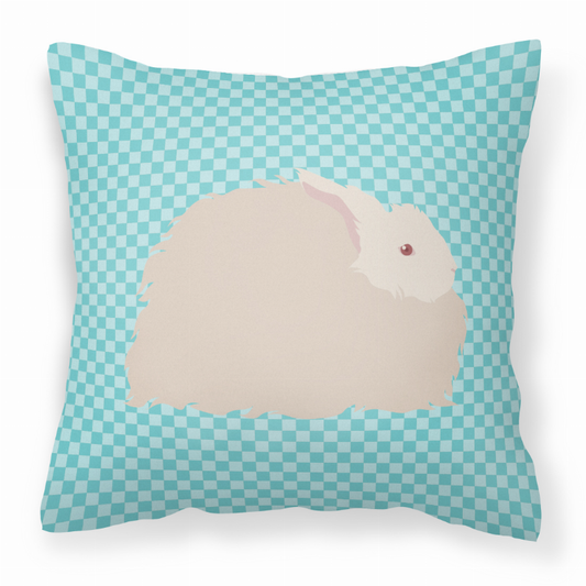 Animal Art Checkboard Design Fabric Decorative Pillow