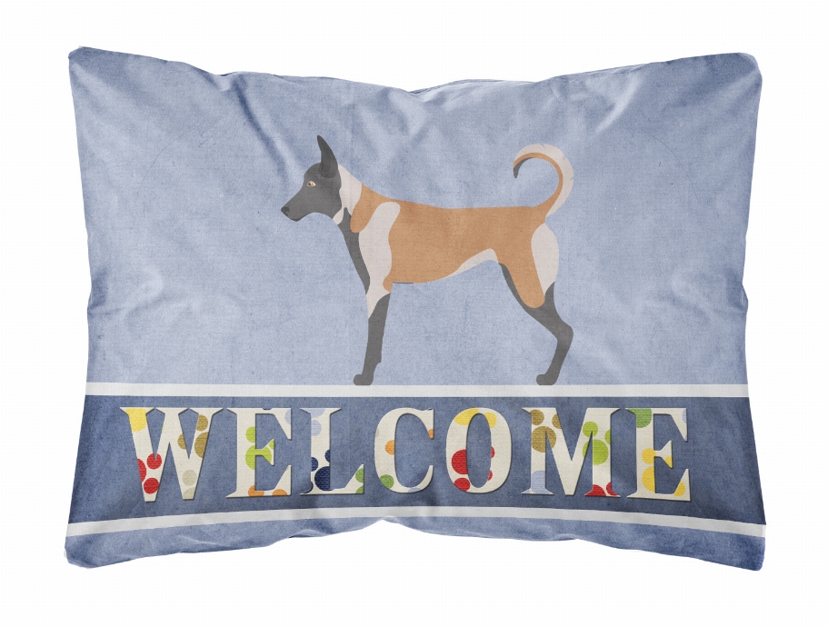 Welcome Dog Art Canvas Fabric Decorative Pillow Style 2