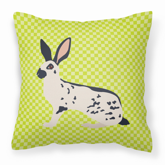 Animal Art Checkboard Design Fabric Decorative Pillow