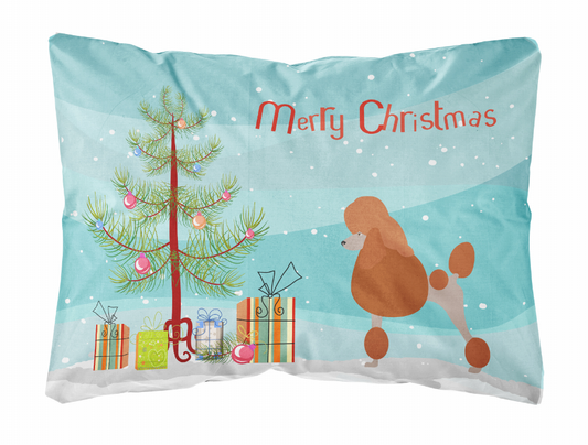 Christmas Tree Dog Art Canvas Fabric Decorative Pillow Style 2