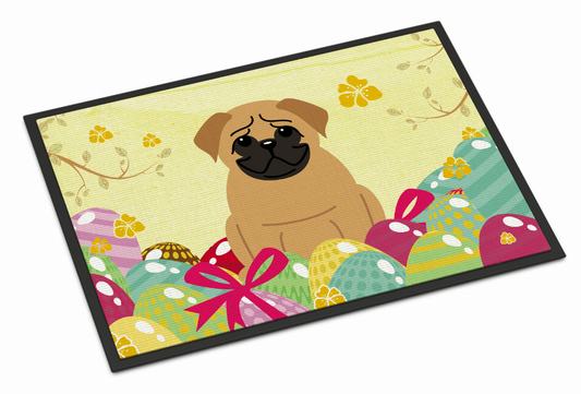 Easter Eggs Dog Art Indoor or Outdoor Mat