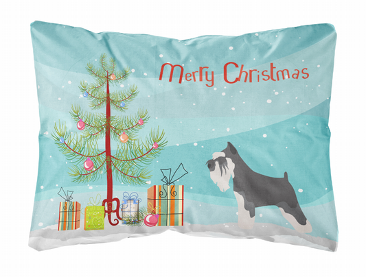 Christmas Tree Dog Art Canvas Fabric Decorative Pillow Style 2