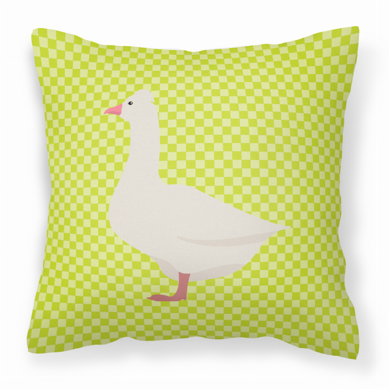 Animal Art Checkboard Design Fabric Decorative Pillow