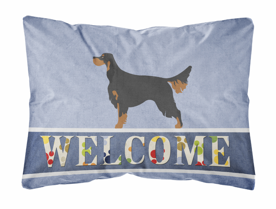 Welcome Dog Art Canvas Fabric Decorative Pillow Style 2