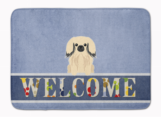 Dog Breed Print Machine Washable Memory Foam Welcome Mat