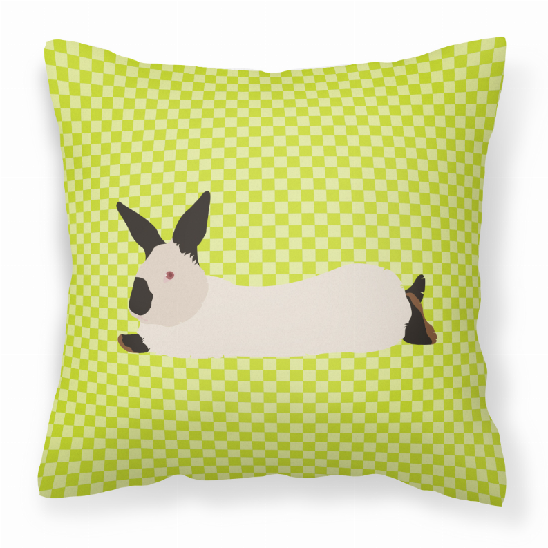 Animal Art Checkboard Design Fabric Decorative Pillow