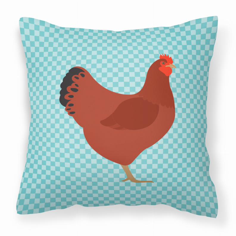 Animal Art Checkboard Design Fabric Decorative Pillow