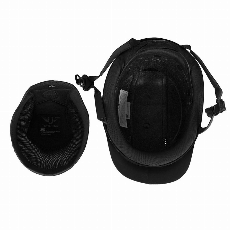 TuffRider Starter Horse Riding Helmet with Carbon Fiber Grill