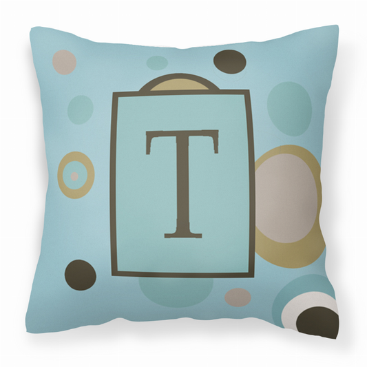 Monogram Letter Fabric Decorative Pillow