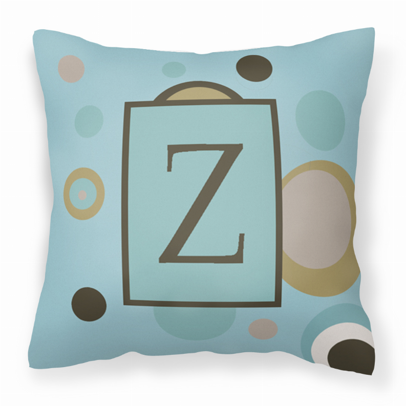 Monogram Letter Fabric Decorative Pillow