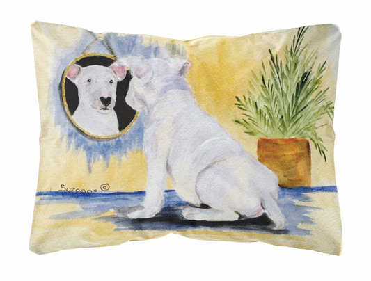 Dog Portrait/Landscape Painting Fabric Decorative Pillow