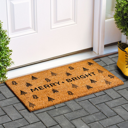 Calloway Mills Christmas Merry Tree Farm Doormat