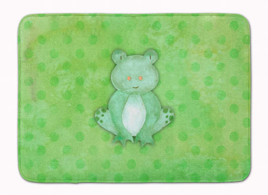 Polkadot Animal Watercolor Machine Washable Memory Foam Mat