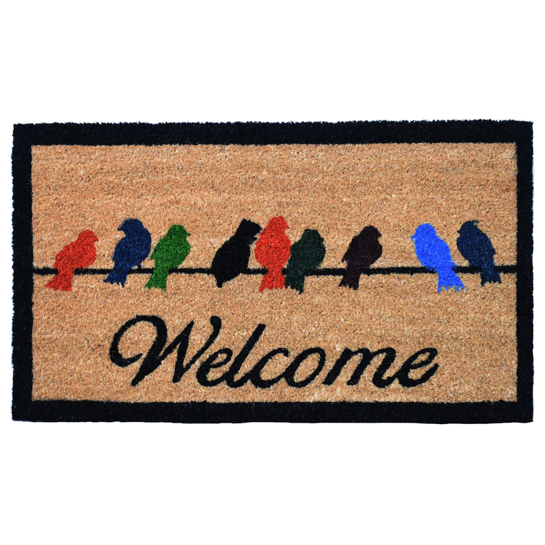 Calloway Mills Birds on a Wire Doormat