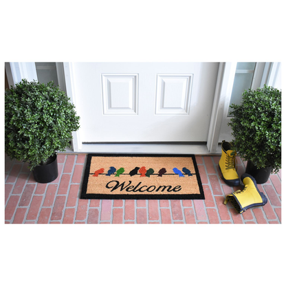 Calloway Mills Birds on a Wire Doormat