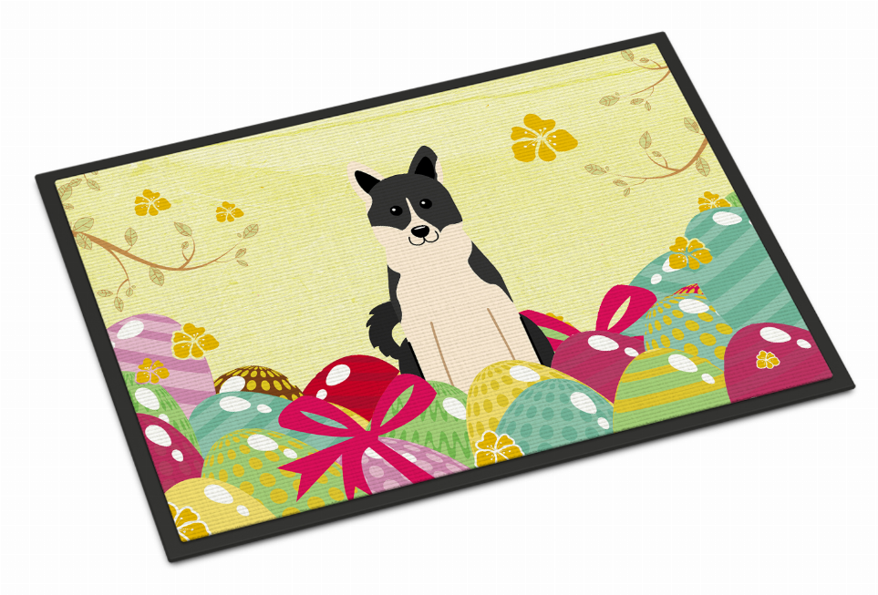 Easter Eggs Dog Art Indoor or Outdoor Mat