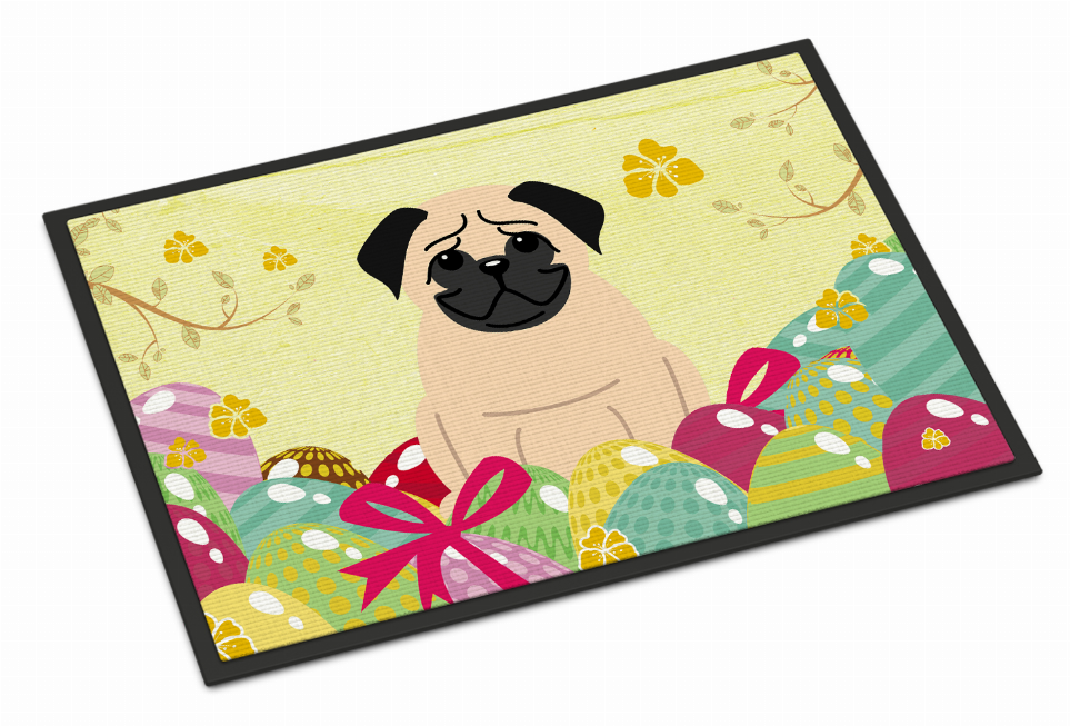 Easter Eggs Dog Art Indoor or Outdoor Mat