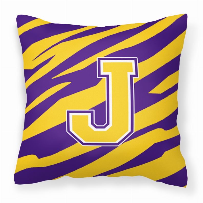 Monogram Letter Fabric Decorative Pillow