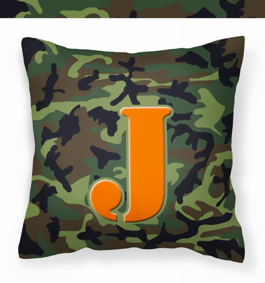 Monogram Letter Fabric Decorative Pillow