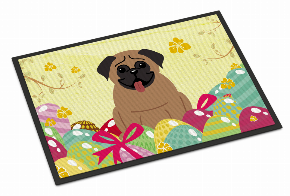 Easter Eggs Dog Art Indoor or Outdoor Mat