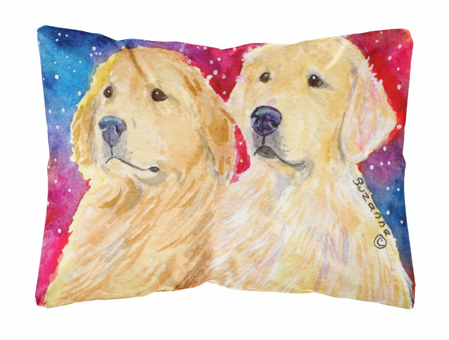 Dog Portrait/Landscape Painting Fabric Decorative Pillow