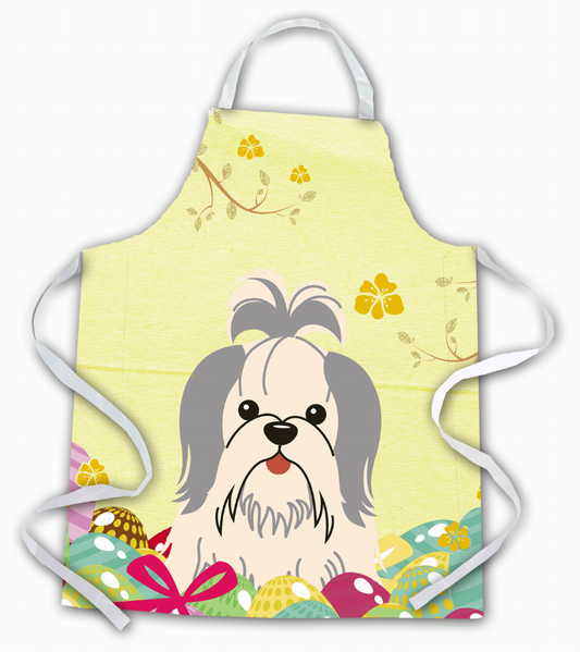 Easter Eggs Apron (Dog Breed Print)