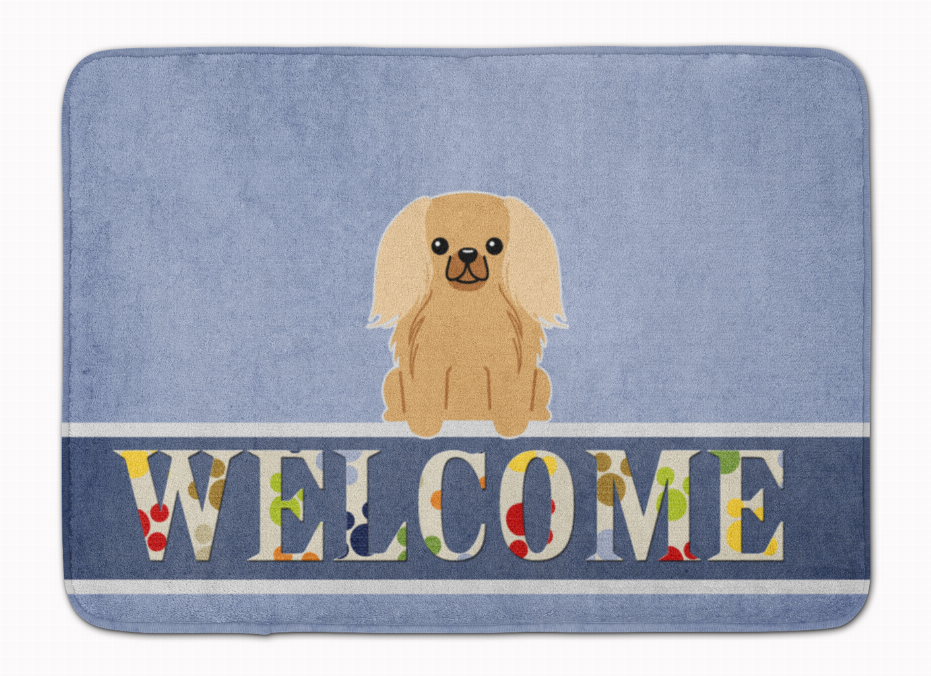 Dog Breed Print Machine Washable Memory Foam Welcome Mat