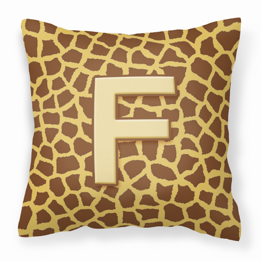 Monogram Letter Fabric Decorative Pillow