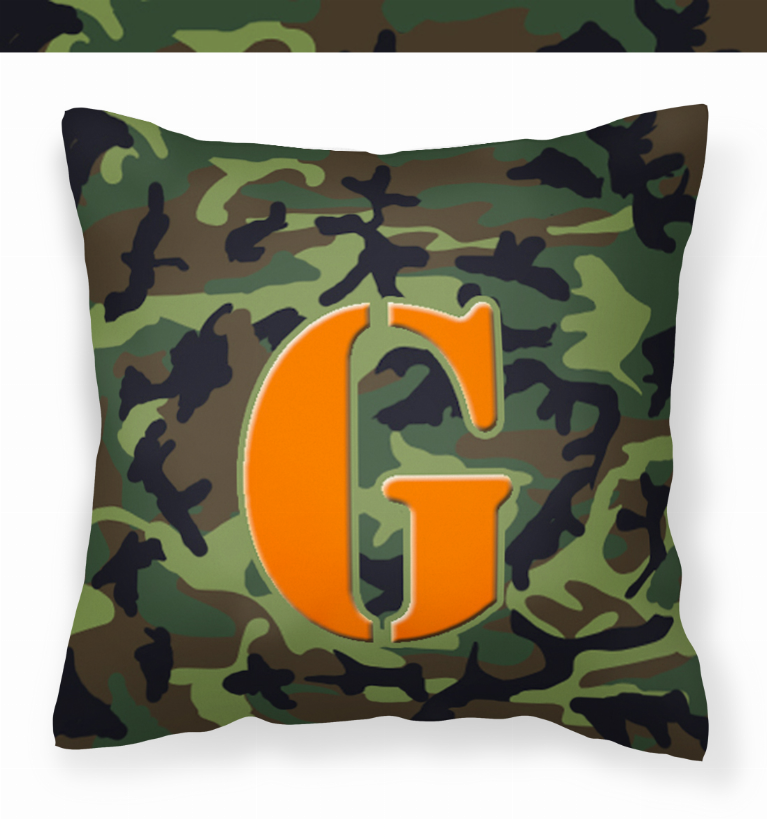 Monogram Letter Fabric Decorative Pillow