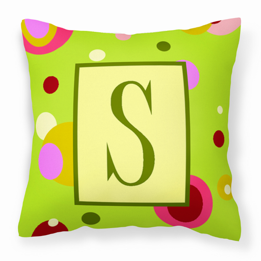 Monogram Letter Fabric Decorative Pillow